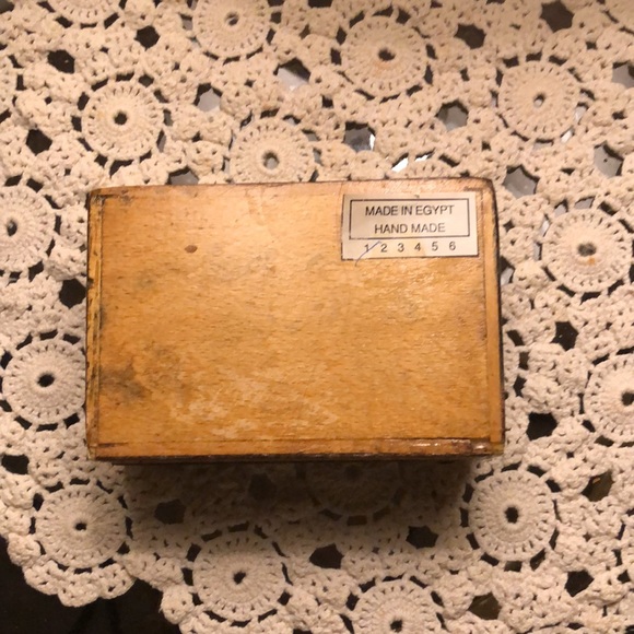 4-sale Egyptian Inlaid Wood Jewelry Box- 501 $35 or $30 w/offer - Picture 3 of 4